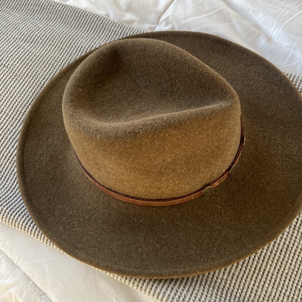 Brown Wool Western Hat - Picture 3 of 7